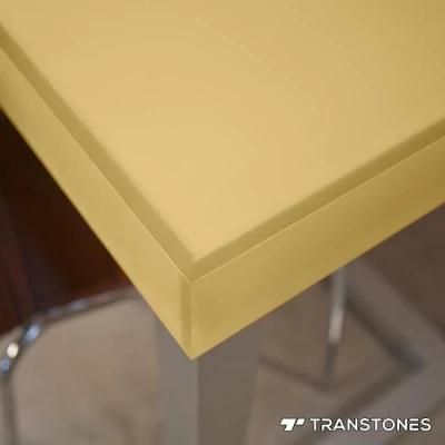 Transparent Decorative Faux Stone Slab for Acrylic Table Top