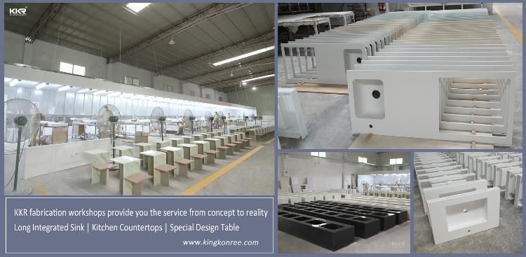 Kkr Customized Artificial Stone Kitchen Countertop