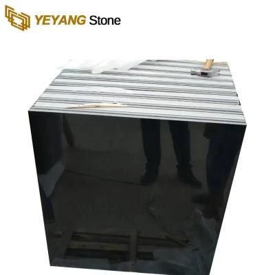 Natural Stone Polished Absolute Black Granite Tile for Wall Projec