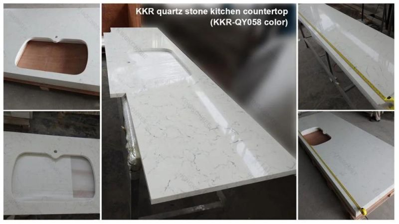 Sparkle Artificial Marble Stone Kitchen Quartz Stone Countertops