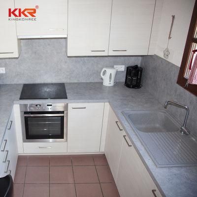 Home Decoration Artificial Marble Precut Solid Surface Kitchen Countertop