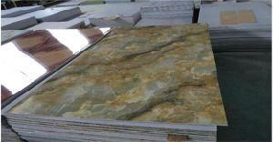 China Top Quality Artificial UV Faux Marble Panel Sheets for Wall Decoration