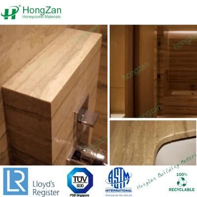Stone Toilet Partition Marble Honeycomb Panel