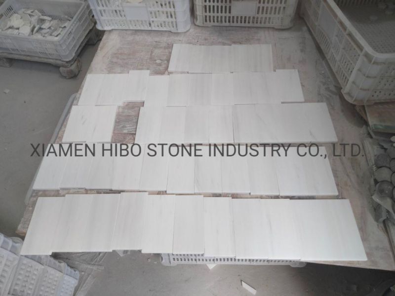 Hot Sale Dolomite White Honed Marble 3X6 Tile
