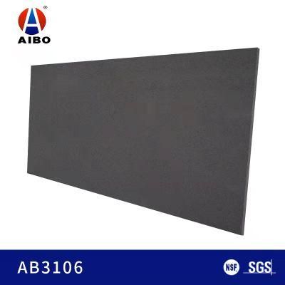 High Hardness and Easy to Clean Artificial Quartz Solid Color Kitchen Countertop