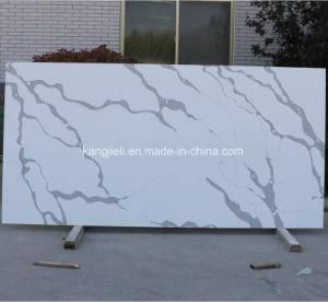Recomposed Quartz Slabs Kzs610 Calacatta Quartz