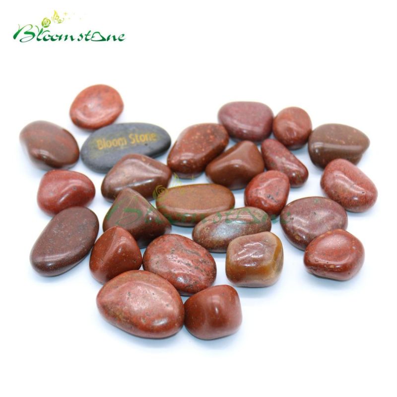 High Polished Red Pebble Stone for Gardening and Landscaping