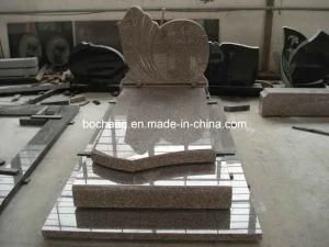 European Polished Red Granite Monument