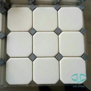Splash Used Carrara White Marble Mosaic Tile for Wall Decoration