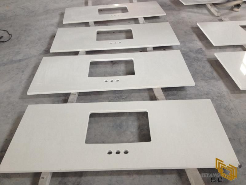 Artificial Quartz Stone Countertop for Kitchen Cabinets/Home Decoration/Bathroom Vanity/Table Top