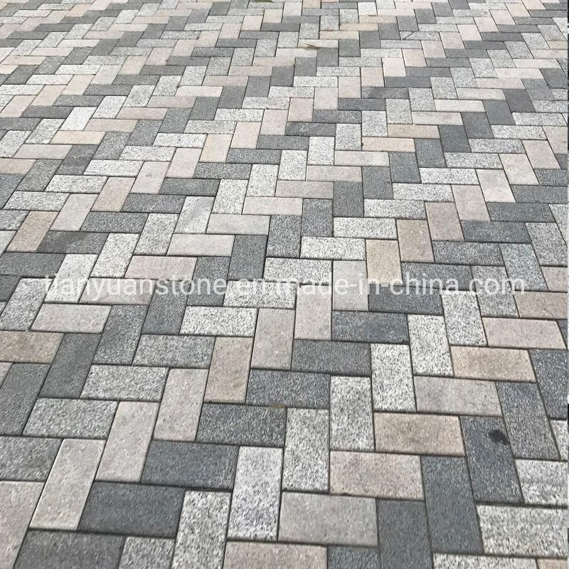 Red Meshed Cobblestone for Square and Landscape Paving
