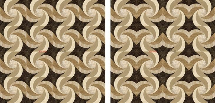China Wholesale Market Laminated Marble Stone Waterjet Tile