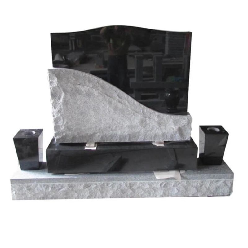 Quality India Black Granite Bevel Markers Pillow Markers American Design