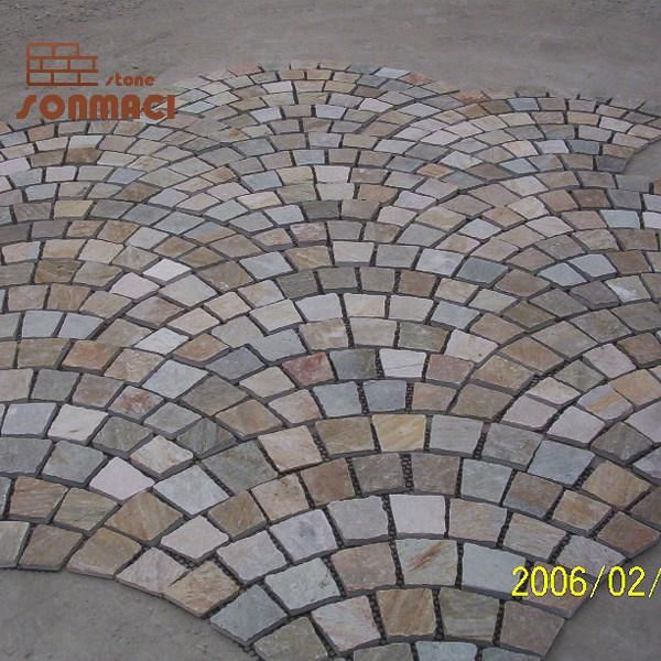 Natural Crazy Paving Rusty Slate Flagstone for Walkway