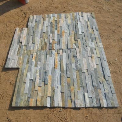 Wall Veneer Panel Quartz Slate Cladding Walling Culture Stone Z Type Stacked Stone