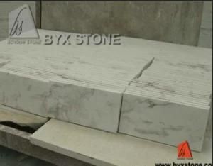 Greek New Volakas White Stone Marble Tiles for Paving Floor