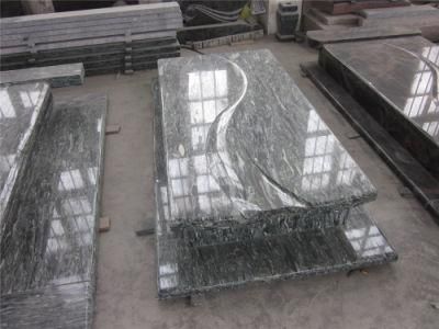 Poland Tombstone and Monuments Gravestone Granite Multicolor Green Granite