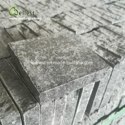 Flamed Finish Garker Grey Granite Cube Stone Sets for Pavement Stone