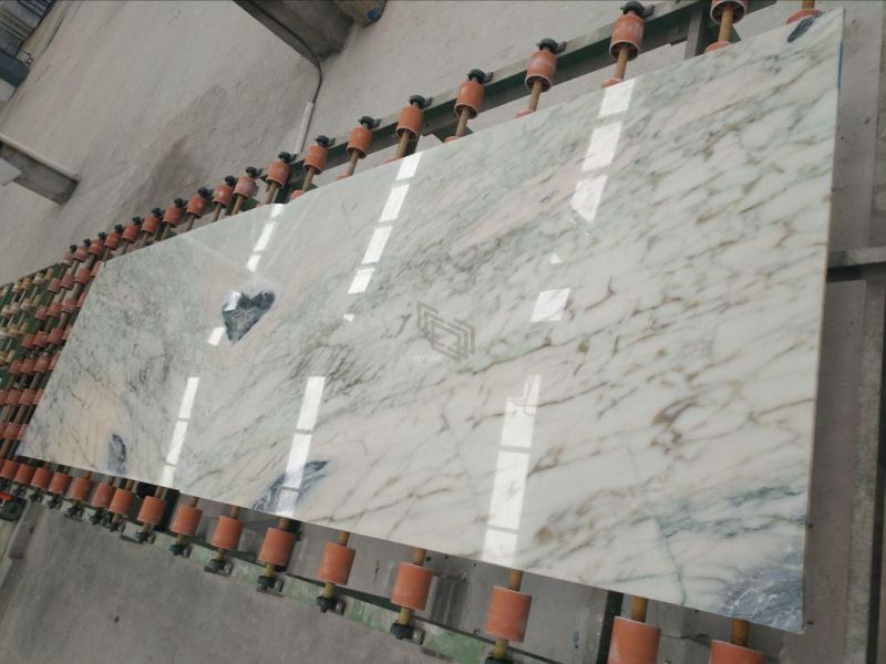 Polished Carrara White Marble Floor/Wall Tile for Countertop/Vanity Kitchen Mosaic