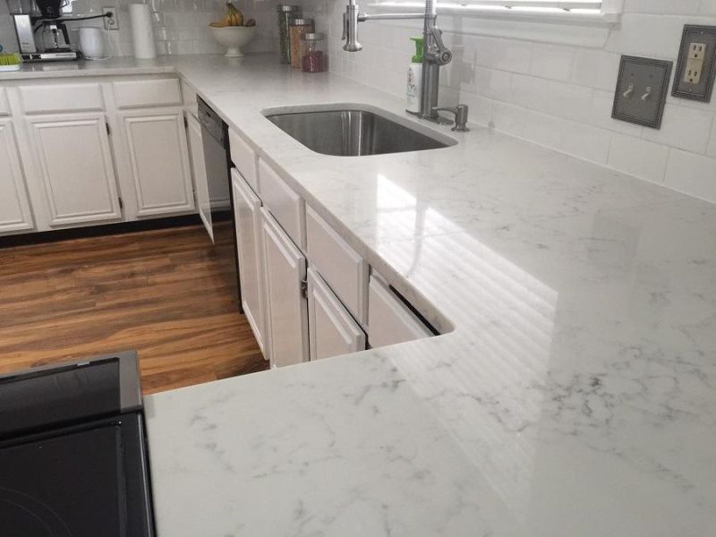 Bianco Marina Quartz for Wall/Countertop/Vanitytop