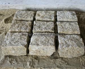 Natural Rusty Yellow G682 Beige Granite Paving Cube Stone