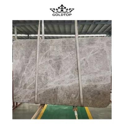 Chinese Ornament Natural Stone Polished/Honed Surface Floor/Wall Tile Aurora Borealis Grey Marble for Home