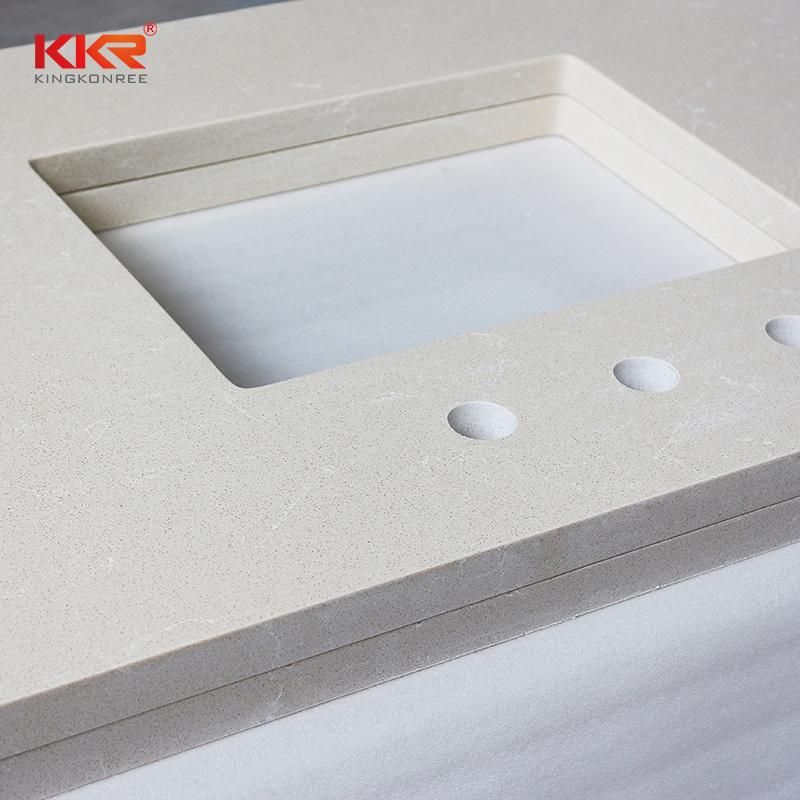 Modern Furniture Artificial Stone Solid Surface Bathroom Vanity Sink