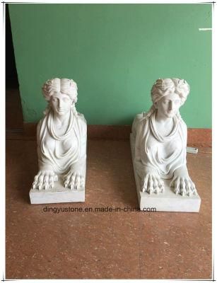 White Marble Sculpture by Hand