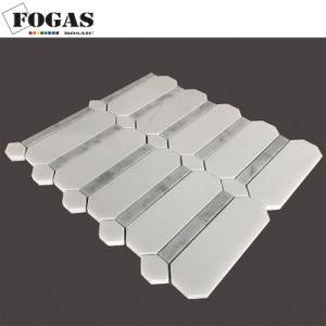 Savy Light Geo Natural Stone Floor and Wall Tile Mosaic