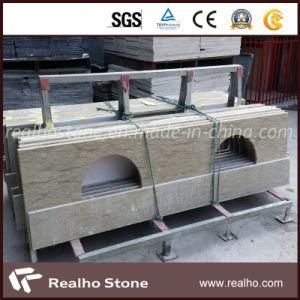 Brown Marble Vanity Top with Backsplash (RHCA-023)