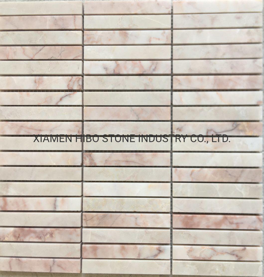 Hot Selling Italian Luxury Calacatta Gold Marble High Bevel Hexagon Wall Tiles for Home Decor