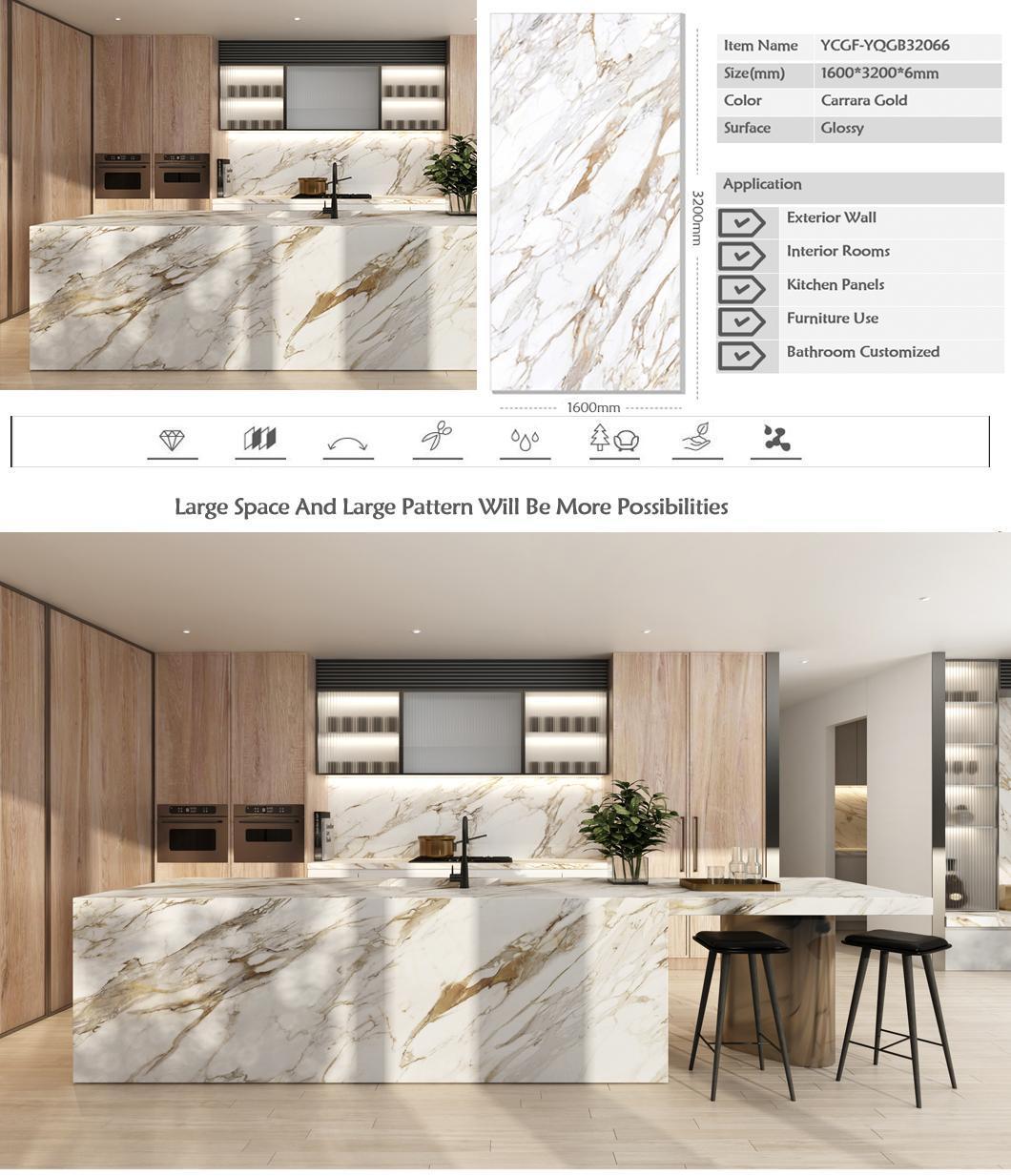 Dining Room Restaurant Hotel Italian Style Granite Light Color Furniture Set Bathroom Vanity Top Kitchen Countertop Customized Glossy Matt Surface