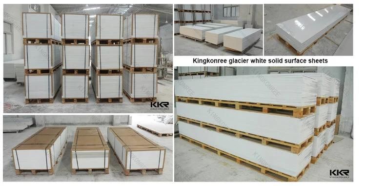 Pure White Acrylic Stone Translucent Resin Panels