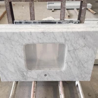 Bianco Carrara White Marble Stone Best Kitchen Countertops Bathroom Tops Vanity Counter