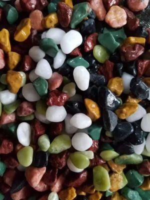 Mixed Colorful Sand Stone for Paving Landscaping Playground