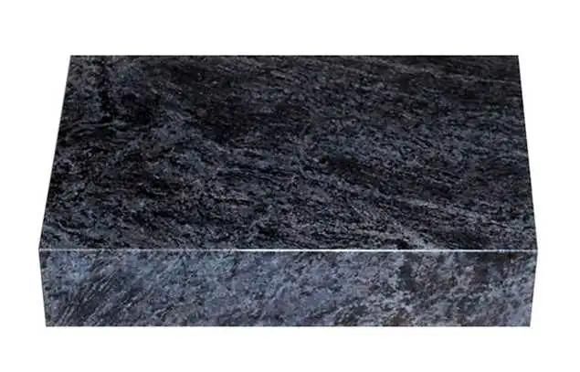Canadian Style Bahama Blue Granite Bevel Headstones