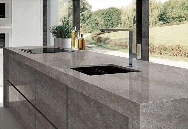 Quartz Stone Monochrome Series Building Material with High Quality and Mature Production for Excellent Life