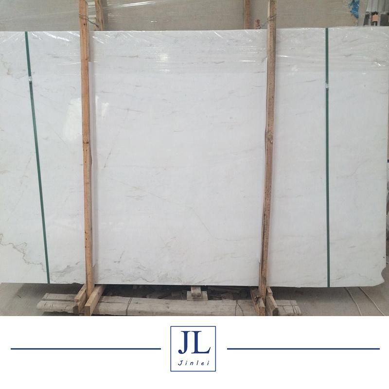 Natural Stone Italy Volakas White Marble for Polished Tiles/Slabs Decorative Stone