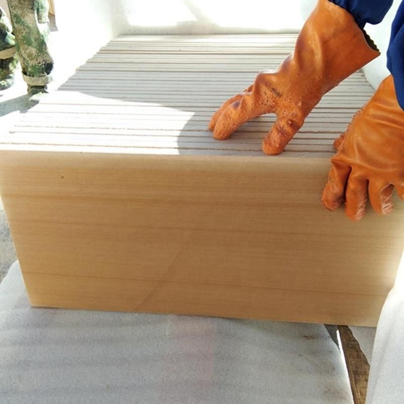 Factory Supply Teakwood Yellow Sandstone for Poolcoping and Outdoor Paving