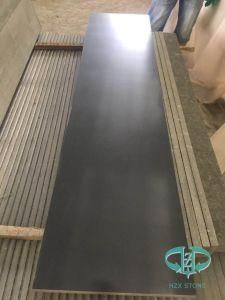 Polished Flamed Mongolia Black Granite