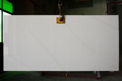 Artificial Calacatta Quartz and Marble Like for Kitchen Countertop