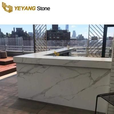 Natural Stone Calacatta/Arabescato/Ariston/Carrara White Marble Kitchen Countertop