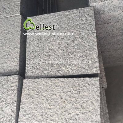 China Misty Grey Granite Stone Paving with Bush Hammer for Walkway