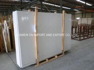 Crystal White Composite Stone/Resin Stone/Artificial Marble for Slab/Cut Into Size/Tile/Counter Top/Solid Surface Vanity Cabinet/Vanity Top