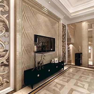 Moreroom Stone Lobby Water Jet 3D Effect Natural Stone Marble for Floor and Wall