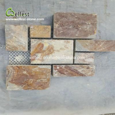 Slate Cube Stone French Patten for Floor Tile and Wall Cladding
