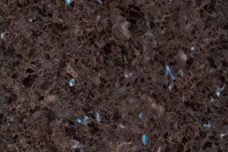 Labrador Antique Blue Crystal Brown Granite Kitchen Countertop (YY-MS197)
