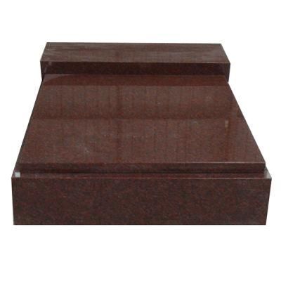 Indian Imperial Red Granite Memorial Small Urn Monument Tombstone for Cemetery Park