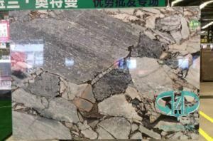 Polished New Material Blue Galaxy Marbles for Tiles, Flooring