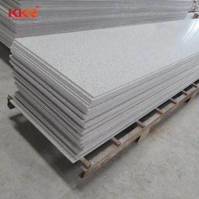 White Stone Solid Surface Sheets for Wall Decoration Material